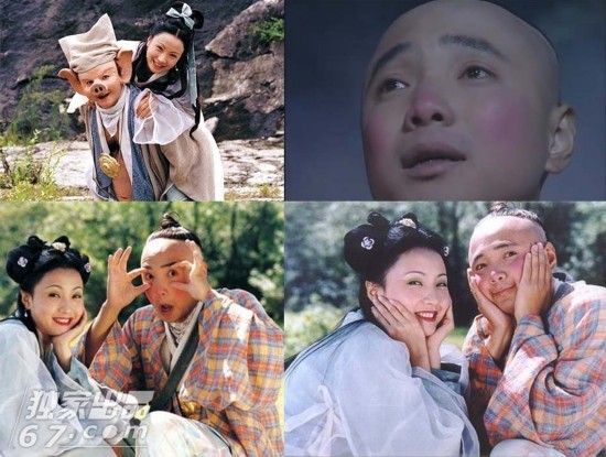 陶虹与徐峥早年《春光灿烂猪八戒》中的同框剧照